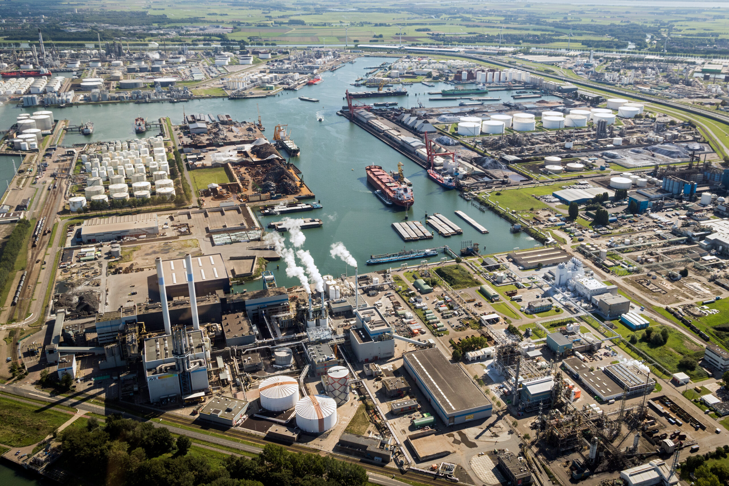 Rotterdam,,the,netherlands, ,sep,3,,2017:,aerial,view,of